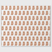 Tabby Kitten op wit Cadeaupapier (Vlak)