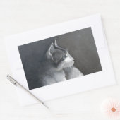 Tabby Kitten Rechthoekige Sticker (Envelop)