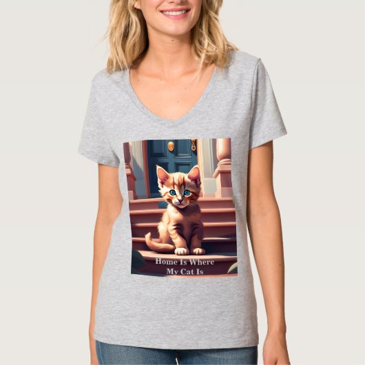 Tabby Kitten T-Shirt (Voorkant)