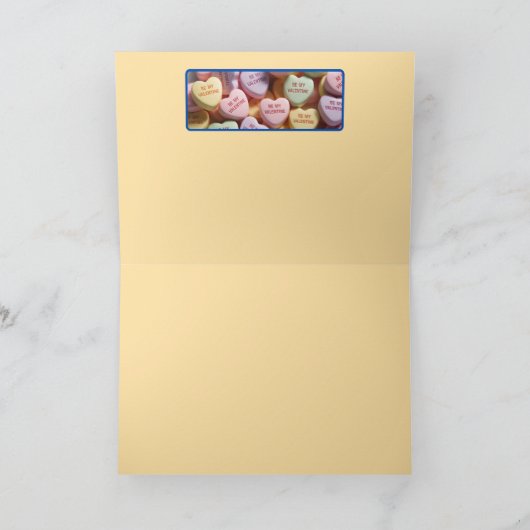 Tabby Kitten Valentine's Day Card Feestdagen Kaart (Binnen)