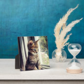 Tabby Kitten Watching Fotoplaat (Insitu)