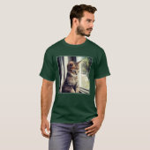 Tabby Kitten Watching T-shirt (Voorkant volledig)