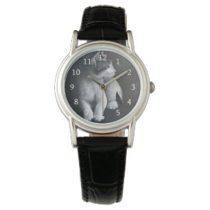Tabby Kitten Wristwatch Horloge