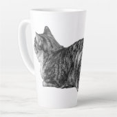 Tabby Loaf, Soft Texture Latte Mok (Linkerhoek)