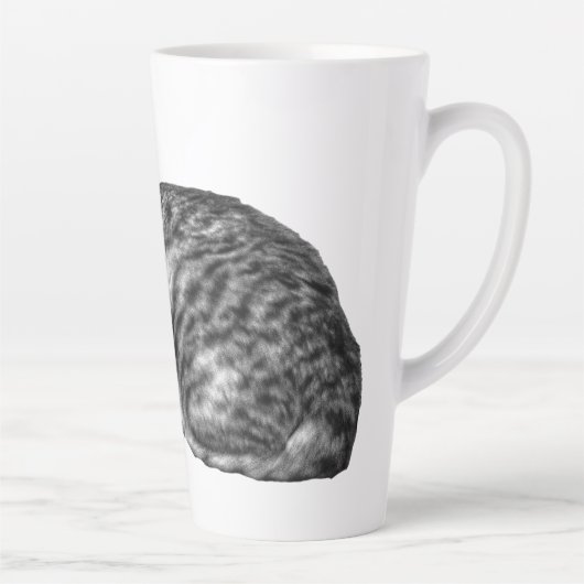 Tabby Loaf, Soft Texture Latte Mok (Rechts)