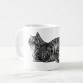 Tabby Luik, Zachte Textuur Koffiemok (Voorkant links)