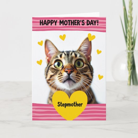 Tabby Moederdag kaart (Voorkant)