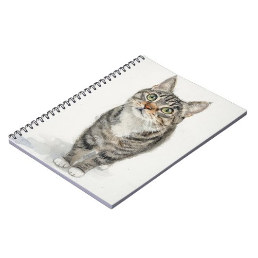 Tabby Muse Spiral Notebook Notitieboek (Linkerzijde)