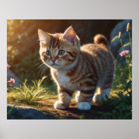*~* TABBY observeren Kitty kat 5:4 katje