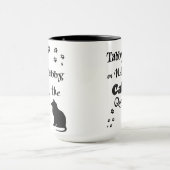 Tabby of niet Tabby Shakespeare Cat Lover Mok (Midden)