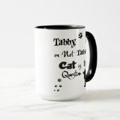 Tabby of niet Tabby Shakespeare Cat Lover Mok (Voorkant rechts)