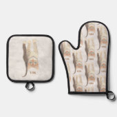 Tabby Ovenwant & Pannenlap Set (Voorkant)