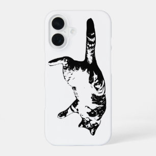 Tabby-overzicht, minimale kalmte iPhone 16 hoesje