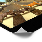 Tabby Road Coole Tabbykatten Oversteek Poster (Hoek)