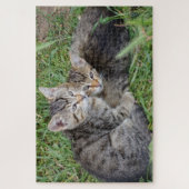 Tabby Sisters Jigzaag Puzzle Legpuzzel (Verticaal)