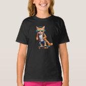Tabby Skateboarder T-shirt (Voorkant)