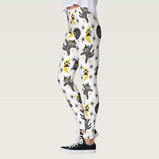 Tabby The Black Cat Witch Leggings (Links)