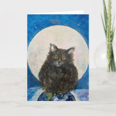 Tabby Tiger Cat Kitten Familiar Maureen Girard Kaart (Voorkant)