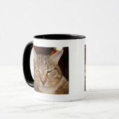 Tabby Tiger Cat Mok (Voorkant links)