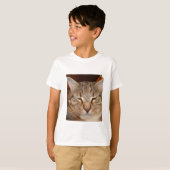 Tabby Tiger Cat T-shirt (Voorkant volledig)