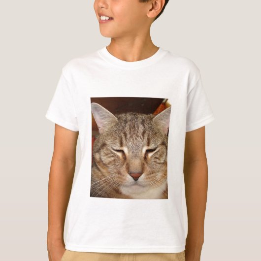 Tabby Tiger Cat T-shirt (Voorkant)