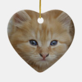 Tabby Tomcat Kitten Keramisch Ornament (Achterkant)