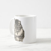Tabby 'Tude "NIET VANDAAG!" Koffiemok (Voorkant links)