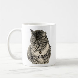 Tabby 'Tude "NIET VANDAAG!" Koffiemok