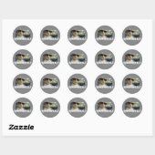 Tabby wat is tijd sticker (Vel)