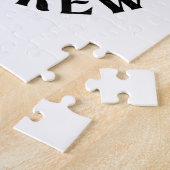 Tabby Witch Brew – Cute Halloween Cat Design Legpuzzel (Zijkant)