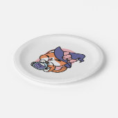 Tabby Witch Brew – Cute Halloween Cat Design Papieren Bordje (Gekanteld)