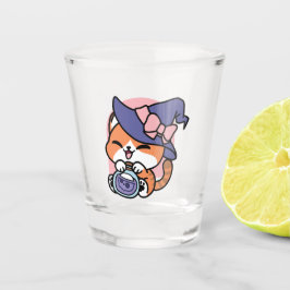 Tabby Witch Brew – Cute Halloween Cat Design Shot Glas
