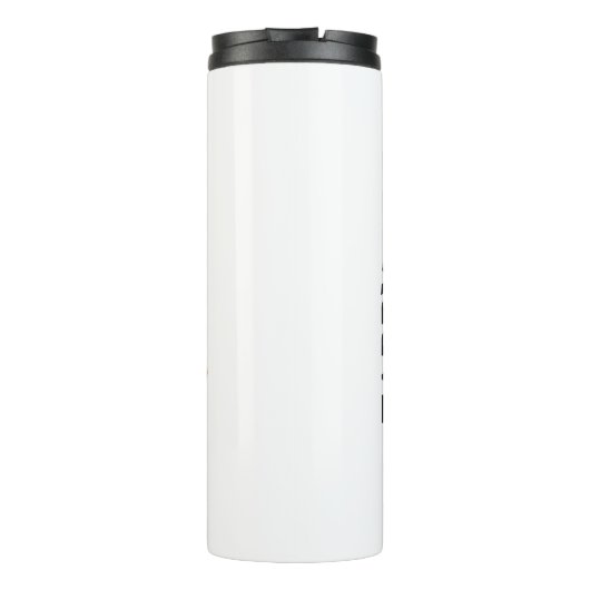 Tabby Witch Brew – Cute Halloween Cat Design Thermosbeker (Achterkant)