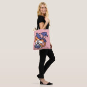 Tabby Witch Brew – Cute Halloween Cat Design Tote Bag (Op model)