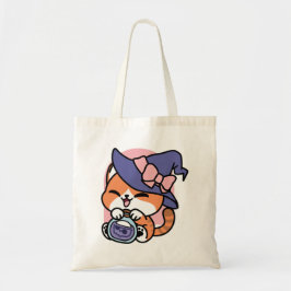Tabby Witch Brew – Cute Halloween Cat Design Tote Bag