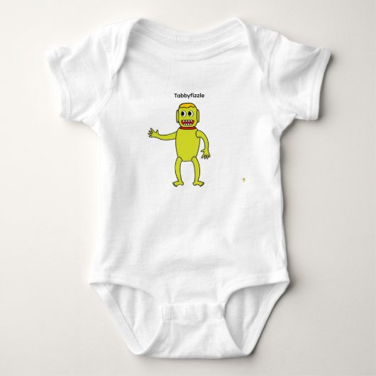 Tabbyfizzle baby body pak romper (Voorkant)