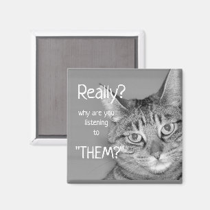 Tabbykat, Echt? Waarom Luister Je Naar Hen? Magneet
