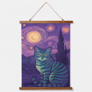 Tabbykat Hangend Wandkleed
