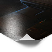 Tabbykat in een steampunk outfit AI-systeem Foto Afdruk (Hoek)