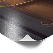 Tabbykat in een steampunk outfit AI-systeem Foto Afdruk (Hoek)