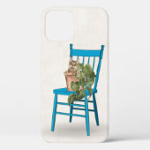 Tabbykat in potten Plant Case-Mate iPhone Case (Achterkant)