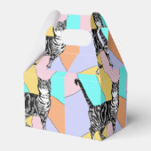 Tabbykat pastel verjaardag katten cake favorietend bedankdoosjes (Achterkant)