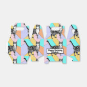 Tabbykat pastel verjaardag katten cake favorietend bedankdoosjes (Uitgevouwen)