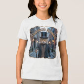 Tabbynezer Scrooge Fotografisch – Tabby Scrooge Tri-Blend Shirt (Voorkant)