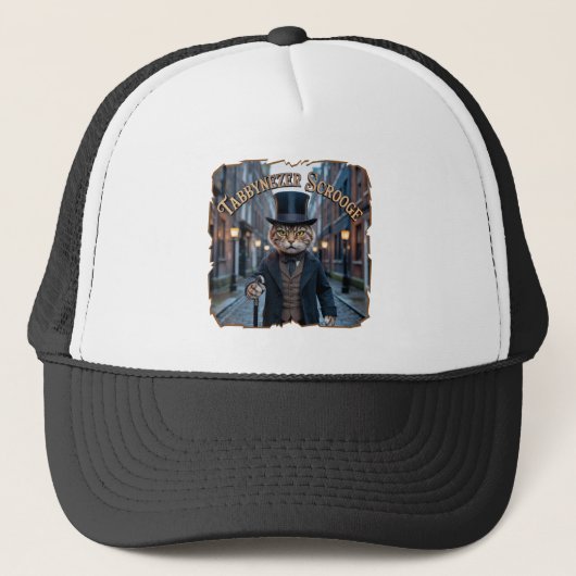 Tabbynezer Scrooge Fotografisch – Tabby Scrooge Trucker Pet (Voorkant)