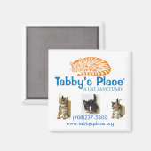 Tabby's Place magneet (Voorkant / Achterkant)