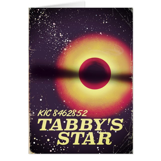 Tabby's ster ruimteposter (Voorkant)