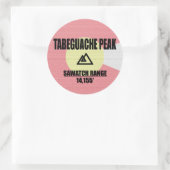 Tabeguache Peak Ronde Sticker (Tas)