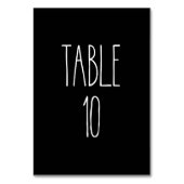 Tabel 10 zwarte tonercartridge Rae Dunn Pottery-Ka Kaart (Achterkant)