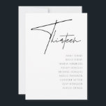 Tabel 13 sjabloon voor moderne weddenschappen kaart<br><div class="desc">Deze aanpasbare elegante tabel bevat dertien zwarte en witte sjabloon met een mooie handgeschreven cursieve lettersoort. Wedding Table Seating Card zal een geweldige aanvulling zijn op het decor van een bruiloft. Al tekst is volledig editable, zodat kunt u gastnamen gemakkelijk veranderen, enkel klik "deze sjabloon aanpassen". De kaarten van het...</div>